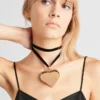 Eternal Gold Choker med stort hänge i gult guld Eternal Gold Choker med stort hänge i gult guld
