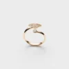 Eternal Gold Contraria-ring i gult guld med diamanter Eternal Gold Contraria-ring i gult guld med diamanter