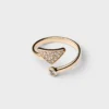 Eternal Gold Contraria-ring i gult guld med diamanter Eternal Gold Contraria-ring i gult guld med diamanter
