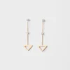 Eternal Gold Cut-Out Drop Earrings i gult guld med diamanter Eternal Gold Cut-Out Drop Earrings i gult guld med diamanter