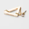 Eternal Gold Cut-Out Drop Earrings i gult guld med diamanter Eternal Gold Cut-Out Drop Earrings i gult guld med diamanter