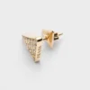 Eternal Gold enkelörhänge i gult guld med diamanter Eternal Gold enkelörhänge i gult guld med diamanter