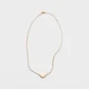 Eternal Gold-halsband i roséguld med mini-triangelhänge Eternal Gold-halsband i roséguld med mini-triangelhänge