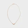 Eternal Gold-halsband i roséguld med Nano Triangle-hänge Eternal Gold-halsband i roséguld med Nano Triangle-hänge