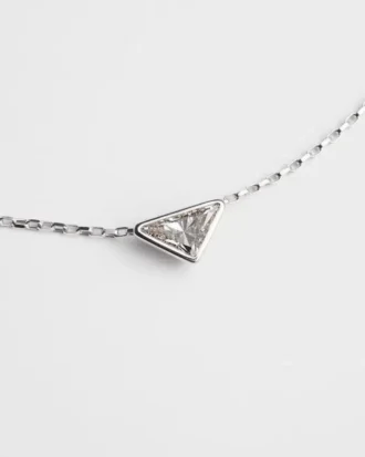 Eternal Gold hänge-halsband – vitguld och laboratorieframställd diamant Eternal Gold hänge-halsband – vitguld och laboratorieframställd diamant