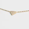 Eternal Gold Micro Triangle hänge i gult guld och diamanter Eternal Gold Micro Triangle hänge i gult guld och diamanter