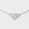 Eternal Gold Mini Triangle hänge i vitt guld och diamanter Eternal Gold Mini Triangle hänge i vitt guld och diamanter