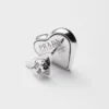 Eternal Gold Nano Heart enkel örhänge i vitguld med laboratorieframställd diamant Eternal Gold Nano Heart enkel örhänge i vitguld med laboratorieframställd diamant