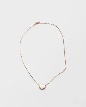 Eternal Gold Nano Heart-halsband i roséguld Eternal Gold Nano Heart-halsband i roséguld