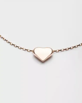 Eternal Gold Nano Heart-halsband i roséguld Eternal Gold Nano Heart-halsband i roséguld