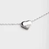 Eternal Gold Nano Heart-halsband i vitt guld med laboratorieframställd diamant Eternal Gold Nano Heart-halsband i vitt guld med laboratorieframställd diamant