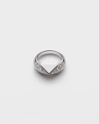 Eternal Gold-ring i vitt guld med diamanter Eternal Gold-ring i vitt guld med diamanter