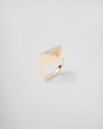 Eternal Gold signetring i gult guld