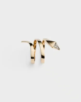 Eternal Gold Snake-armband i gult guld och laboratorieframställda diamanter Eternal Gold Snake-armband i gult guld och laboratorieframställda diamanter