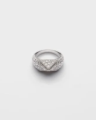 Eternal guldring i vitt guld och diamanter Eternal guldring i vitt guld och diamanter