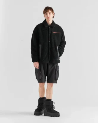 Fleece-blousonjacka