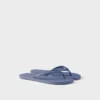 Flip-flops i borstat läder