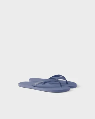 Flip-flops i borstat läder