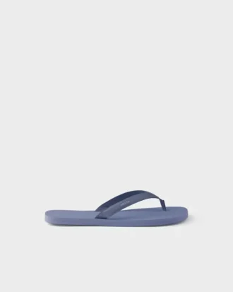 Flip-flops i borstat läder