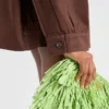 Gammal gabardine-skjortjacka Gammal gabardine-skjortjacka
