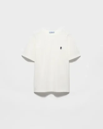 Garment-färgad jersey-T-shirt