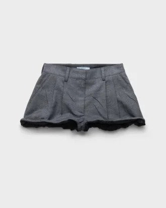 Grisaille- och antikbehandlade satinshorts