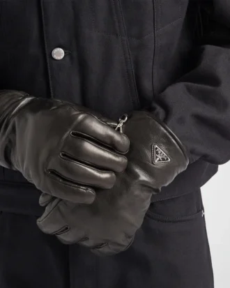 Handskar i nappaläder
