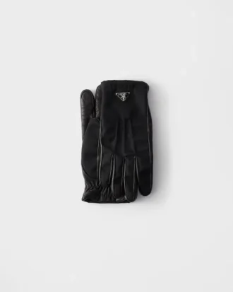 Handskar i Re-Nylon och nappaläder