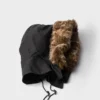 Huva i Re-Nylon och shearling Huva i Re-Nylon och shearling