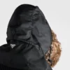 Huva i Re-Nylon och shearling Huva i Re-Nylon och shearling