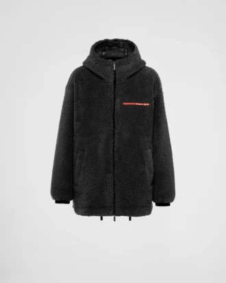 Huvtröja i återvunnen fleece