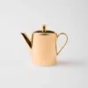 Kaffekanna i porslin – helguld Kaffekanna i porslin – helguld