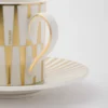 Kaffekopp i porslin – ränder Kaffekopp i porslin – ränder