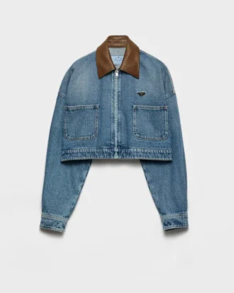 Kort denimjacka Kort denimjacka