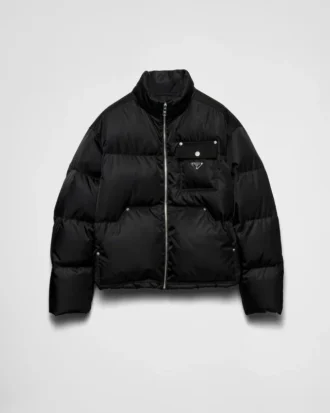 Kort Re-Nylon-dunjacka