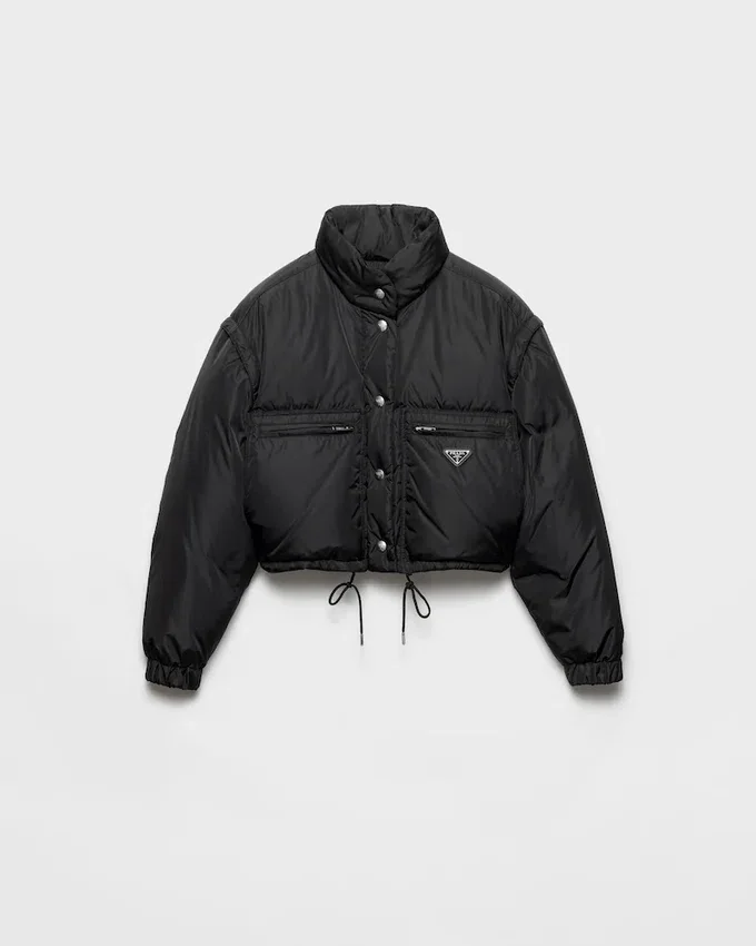 Kort Re-Nylon-dunjacka Kort Re-Nylon-dunjacka