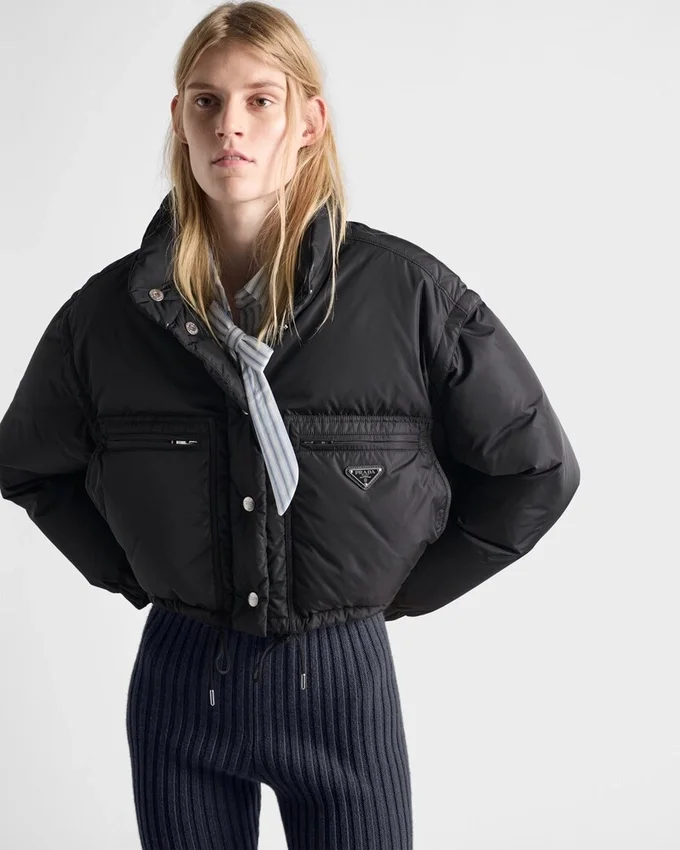 Kort Re-Nylon-dunjacka Kort Re-Nylon-dunjacka
