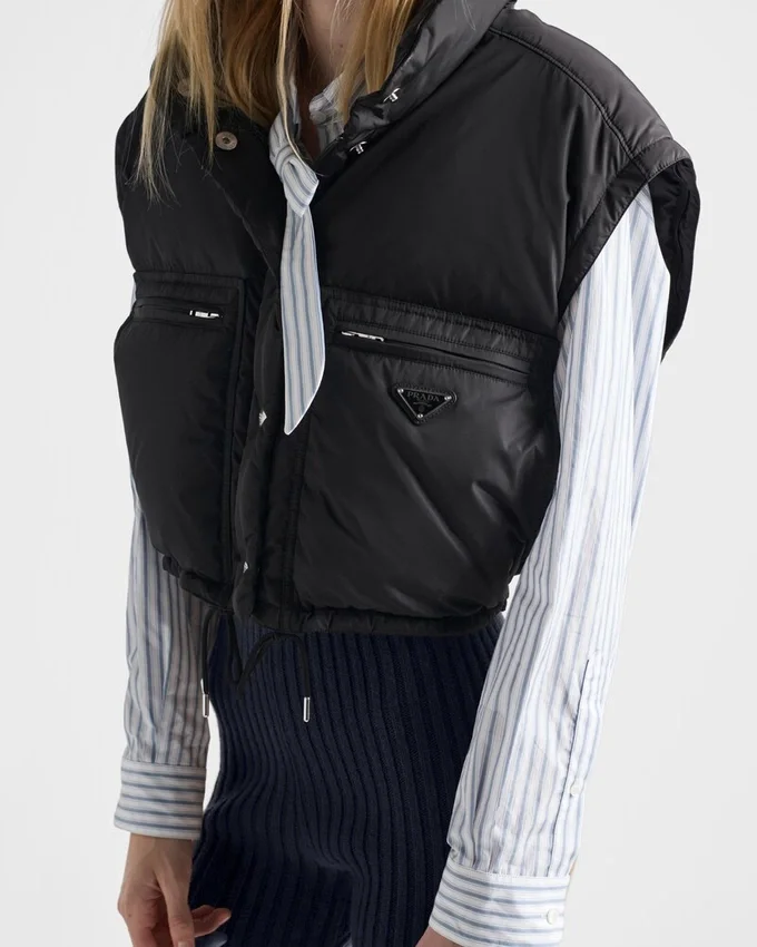 Kort Re-Nylon-dunjacka Kort Re-Nylon-dunjacka