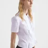 Kortärmad poplin-skjorta Kortärmad poplin-skjorta
