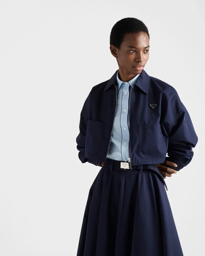Kortärmad poplin-skjorta Kortärmad poplin-skjorta