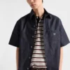 Kortärmad skjorta i chambray-denim Kortärmad skjorta i chambray-denim