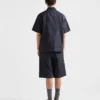 Kortärmad skjorta i chambray-denim Kortärmad skjorta i chambray-denim