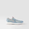 Lackläder och tekniskt tyg Prada America’s Cup-sneakers Lackläder och tekniskt tyg Prada America’s Cup-sneakers