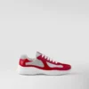 Lackläder och tekniskt tyg Prada America’s Cup-sneakers Lackläder och tekniskt tyg Prada America’s Cup-sneakers