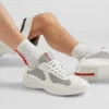 Lackläder och tekniskt tyg Prada America’s Cup-sneakers Lackläder och tekniskt tyg Prada America’s Cup-sneakers