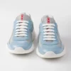 Lackläder och tekniskt tyg Prada America’s Cup-sneakers Lackläder och tekniskt tyg Prada America’s Cup-sneakers
