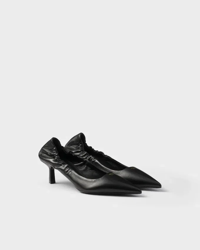 Läderpumps Läderpumps