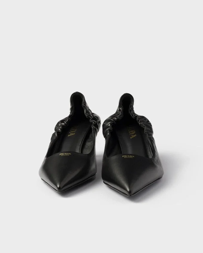 Läderpumps Läderpumps
