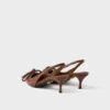 Läderslingbackpumps Läderslingbackpumps