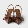 Läderslingbackpumps Läderslingbackpumps